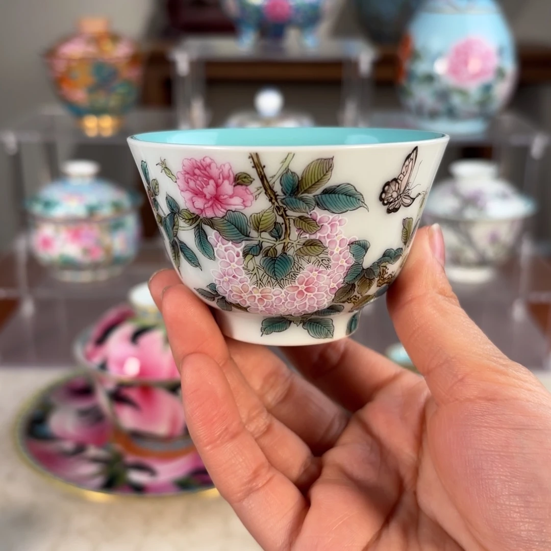 纯手工手绘 高端茶器