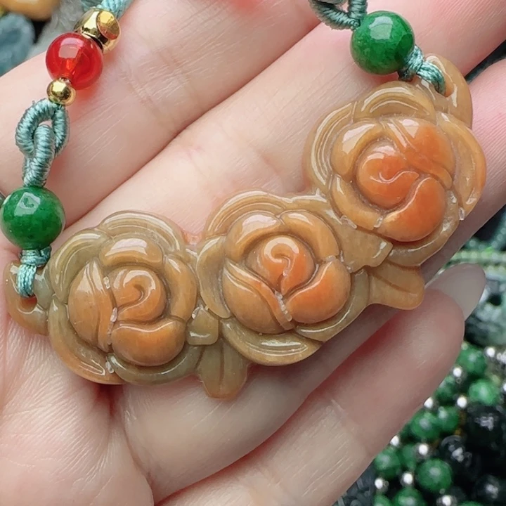 翡翠未镶嵌颈饰天然A货45