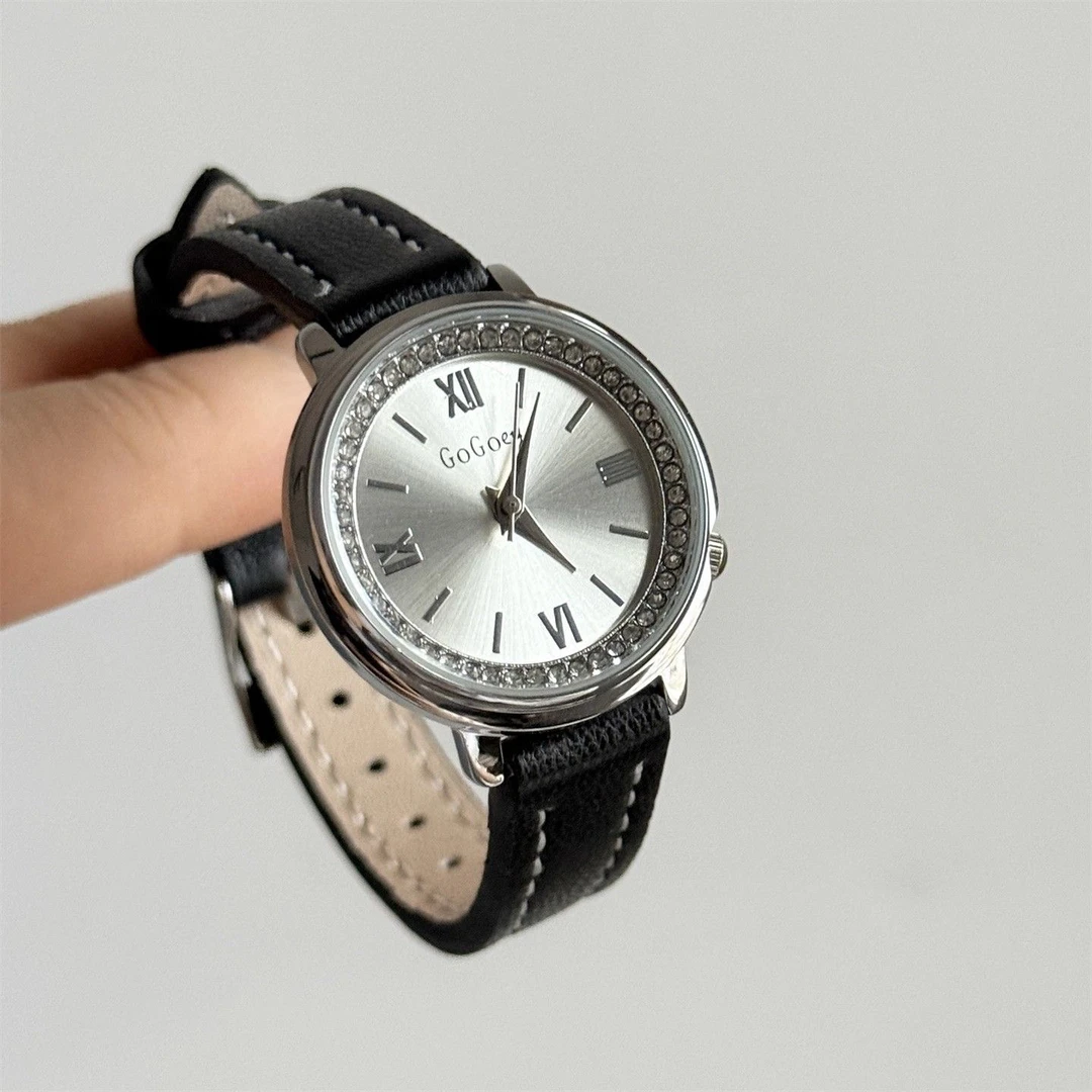 女士老钱风简约气质石英表小表盘精致复古百搭小众腕表G307