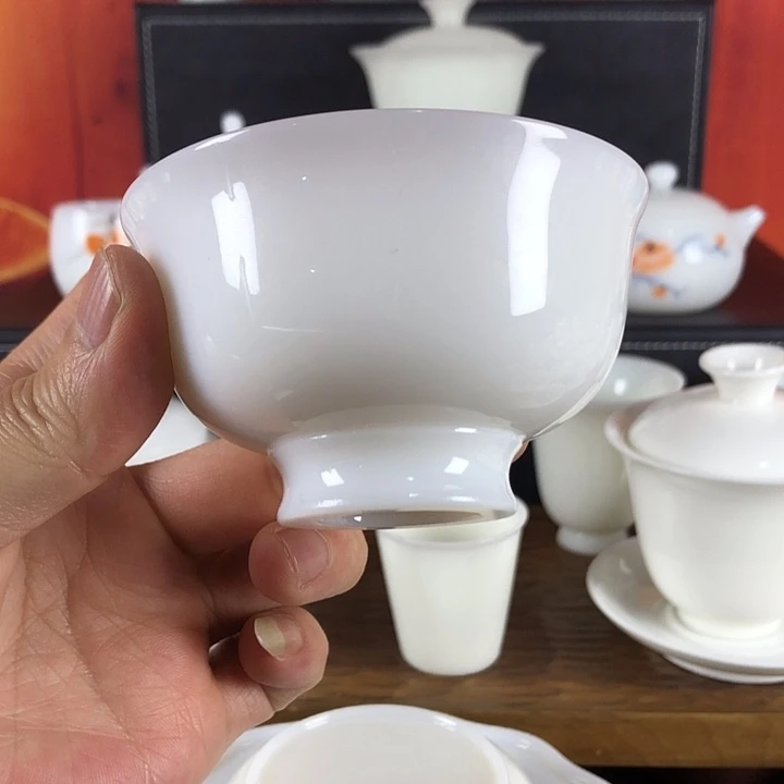 高艺堂璞玉永乐压手杯