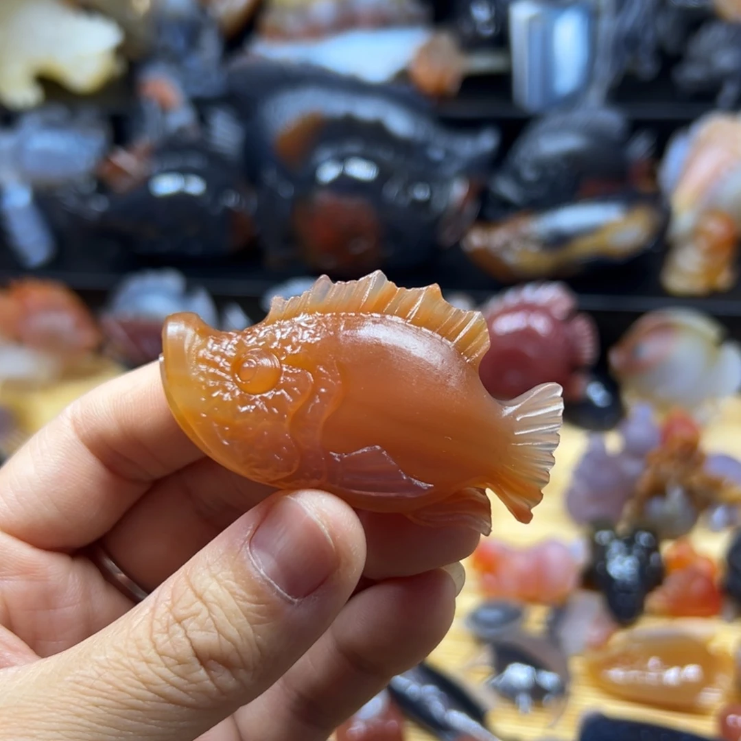 玛瑙/玉髓未镶嵌把件