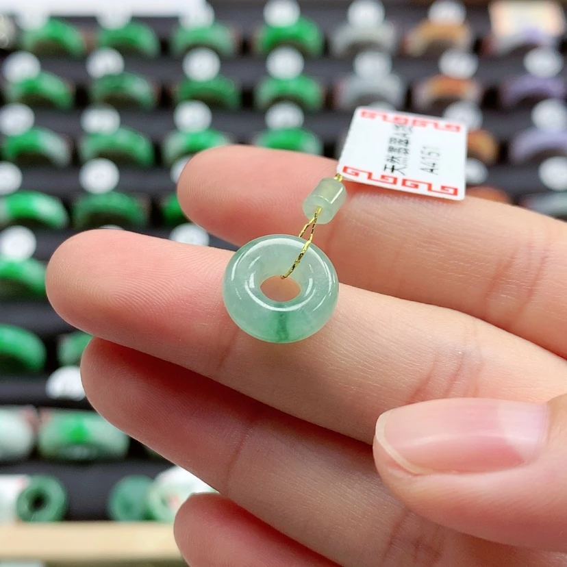【闪购商品】翡翠戒指未镶嵌甜甜圈