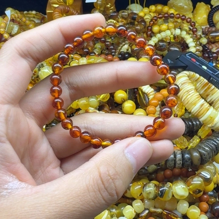 琥珀未镶嵌珠宝奇石