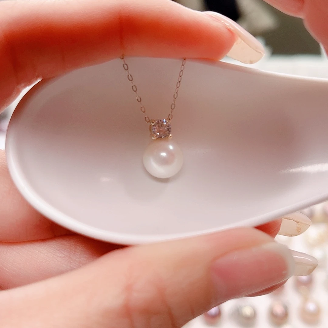 吊坠(赠链)淡水珍珠合金