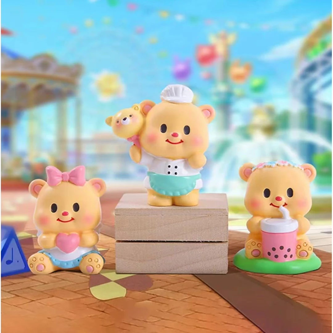 游乐场的黄油熊熊盲盒