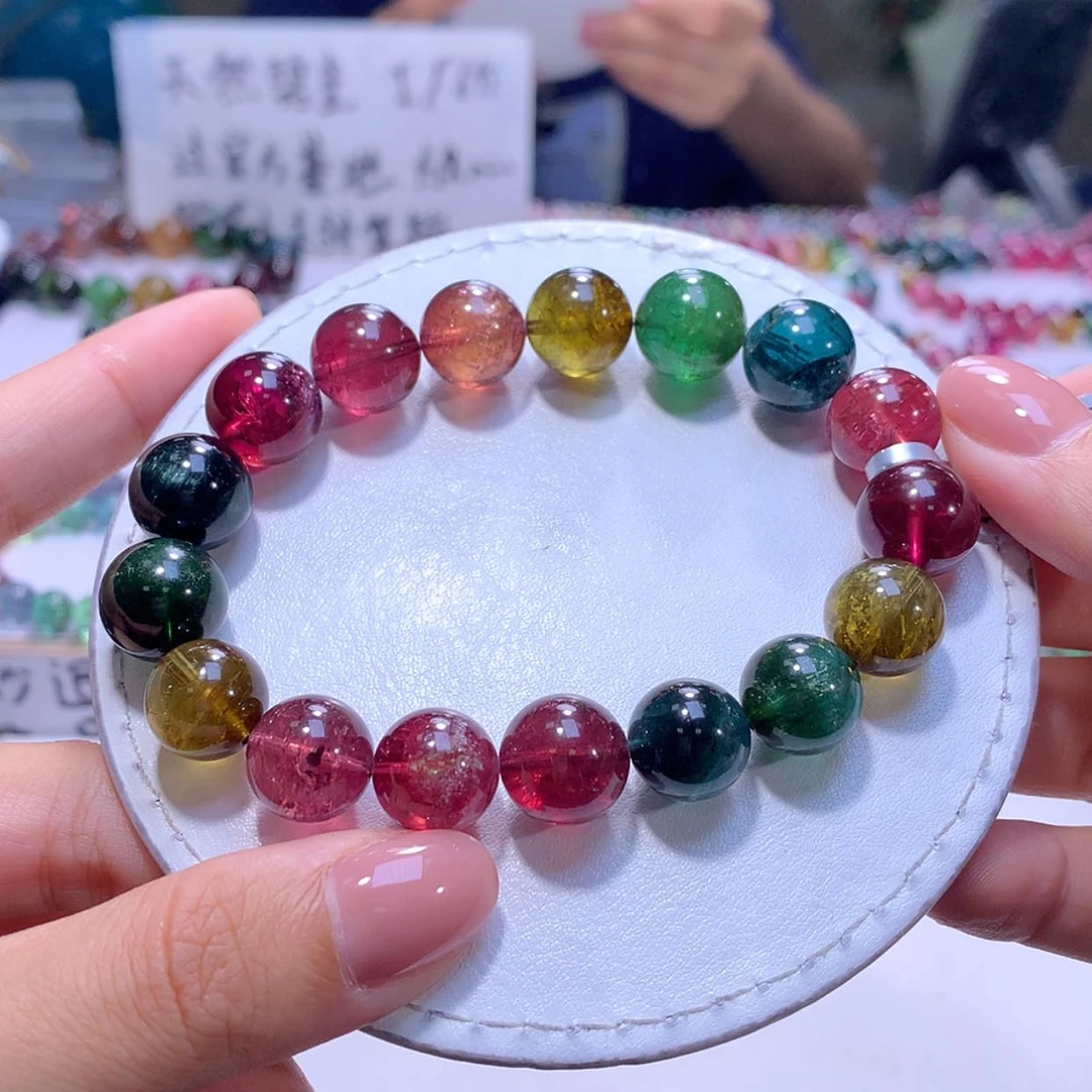 【闪购商品】未镶嵌手串碧玺12.8m