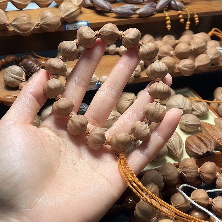 橄榄核手串/手链四花1.7