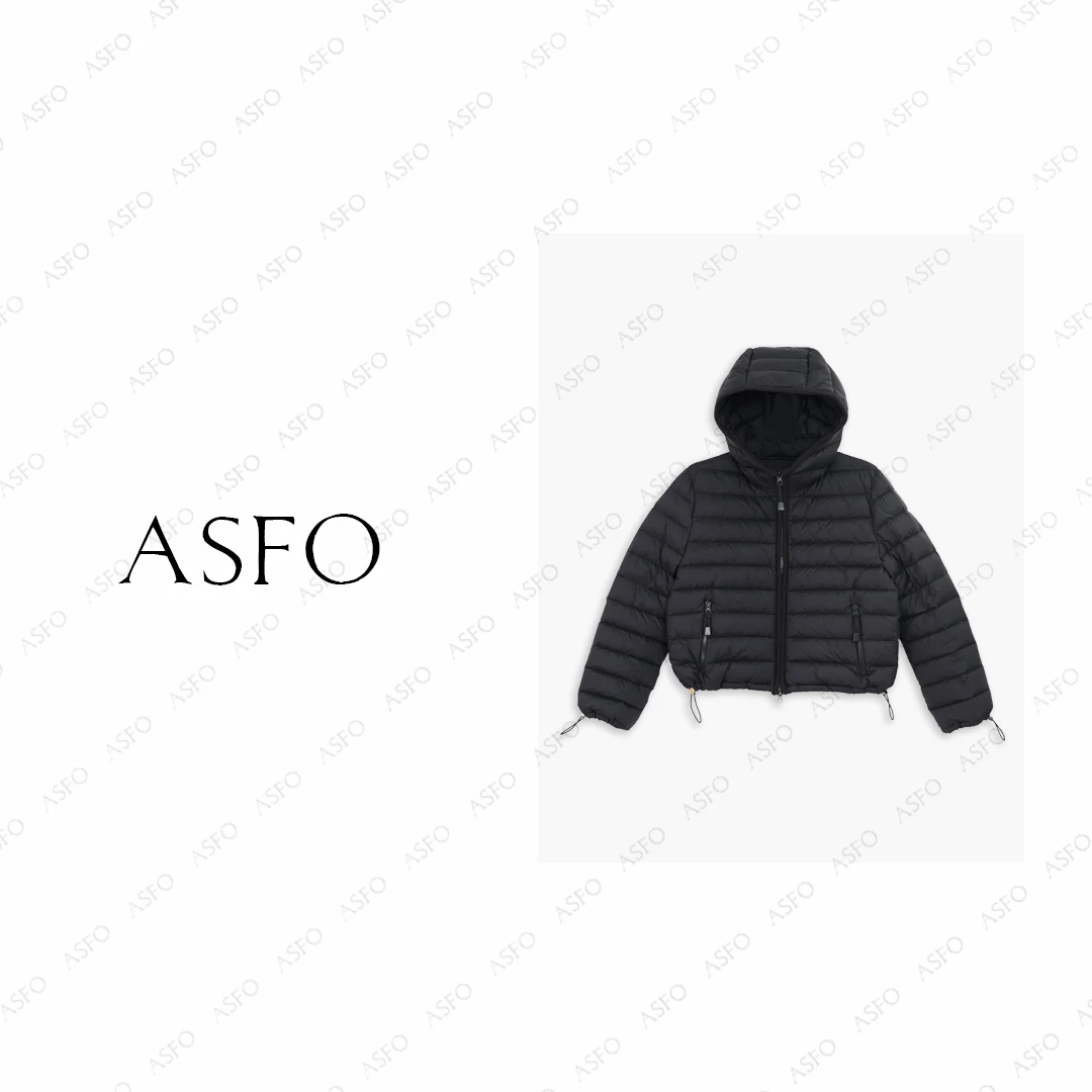 【AS小排鼓】25新经典百搭轻量休闲保暖连帽鹅绒夹克AS25DYRF05489