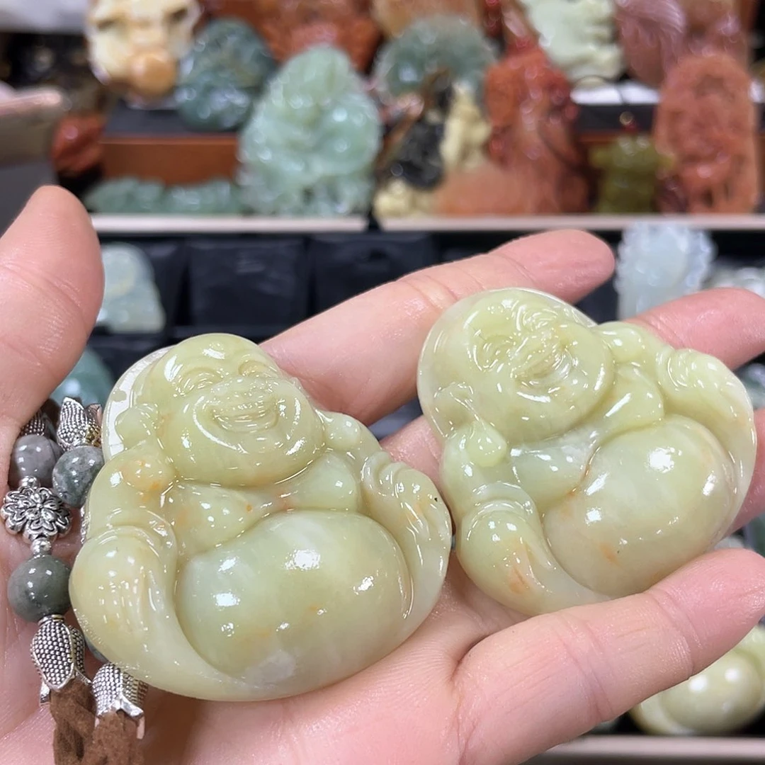 蛇纹石玉颈饰未镶嵌多样性发货，拍一发一