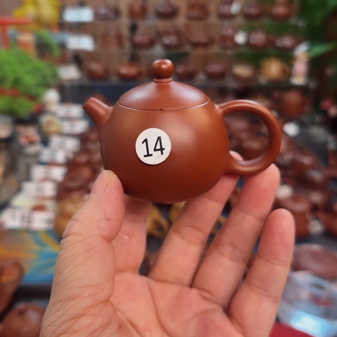 茶壶朱泥朱泥茶壶微瑕40