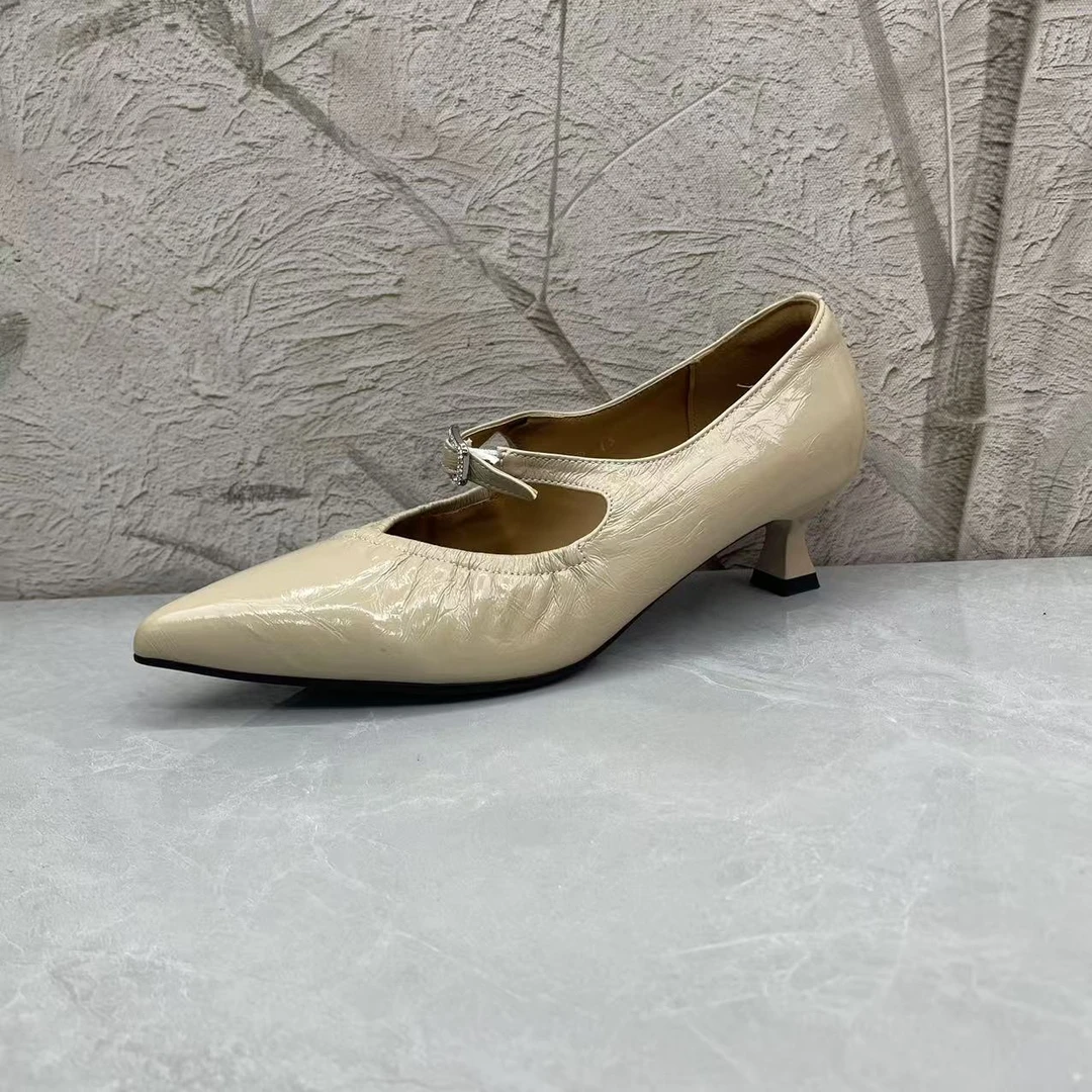 单鞋女（牛皮）6969-16