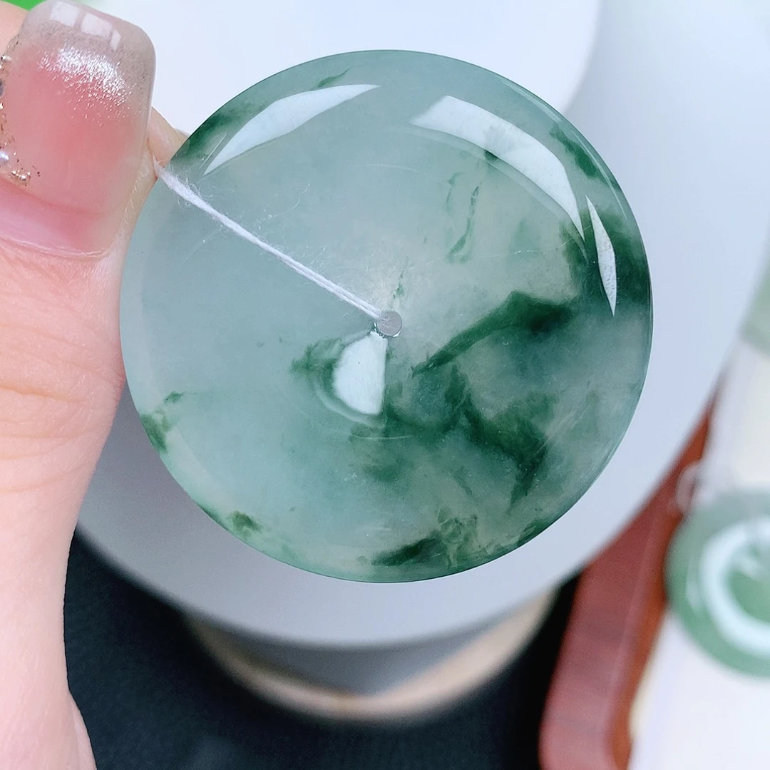 翡翠未镶嵌颈饰平安40-6