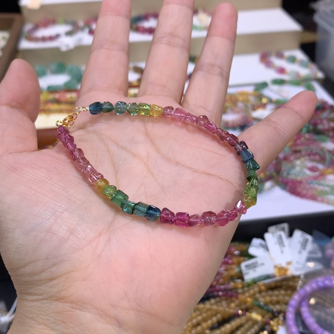 手串碧玺未镶嵌手链