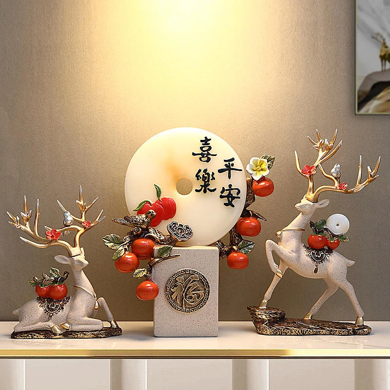 博古架摆件高档新款客厅装饰品摆件酒柜玄关乔迁新居结婚礼物创意