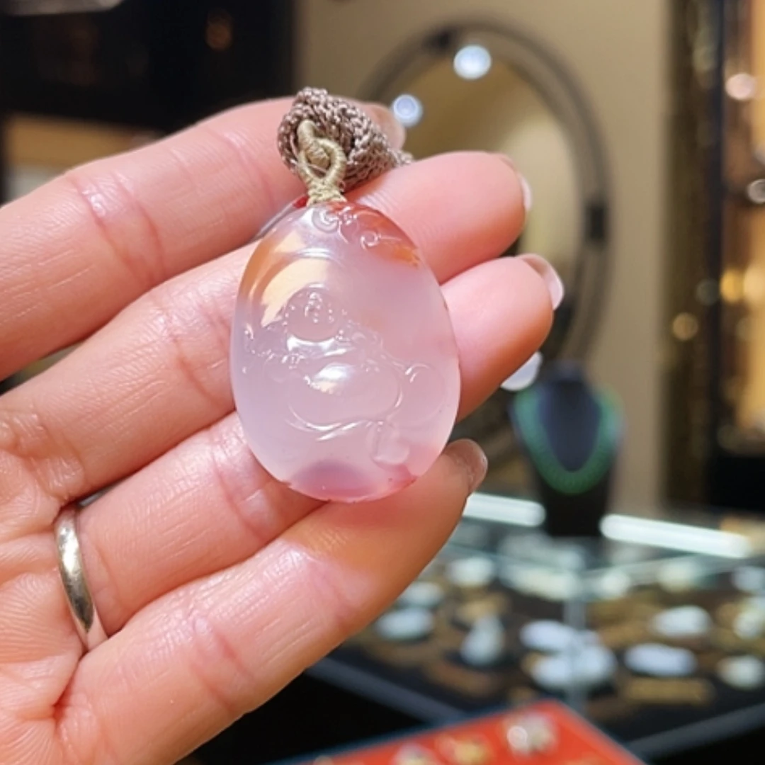 【闪购商品】南红玛瑙颈饰未镶嵌以****华佛引福来