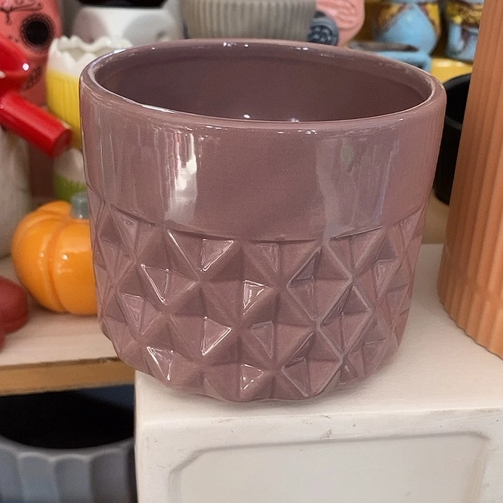 陶瓷花盆有孔 瑕疵介意勿拍