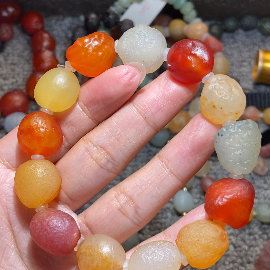 未镶嵌玛瑙/玉髓珠宝半成品