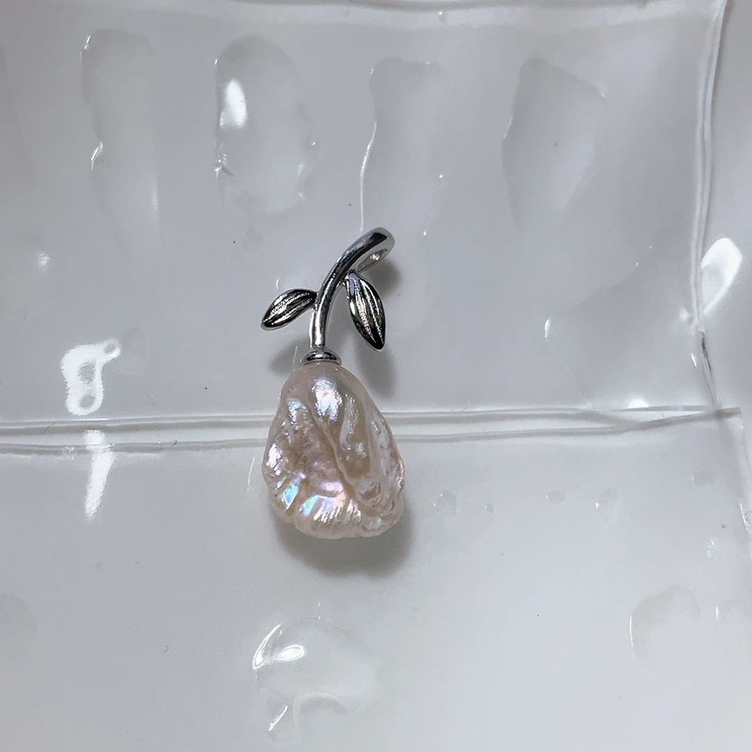 淡水珍珠银S925镶嵌颈饰