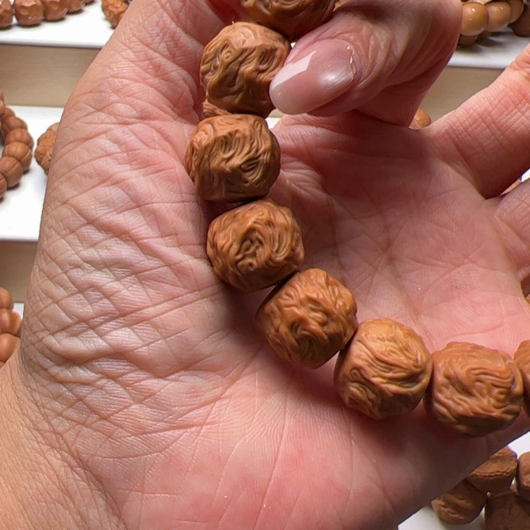 猴头核桃吊坠全品大游龙14-15MM