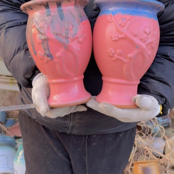 红陶口径 高度 花盆16 24