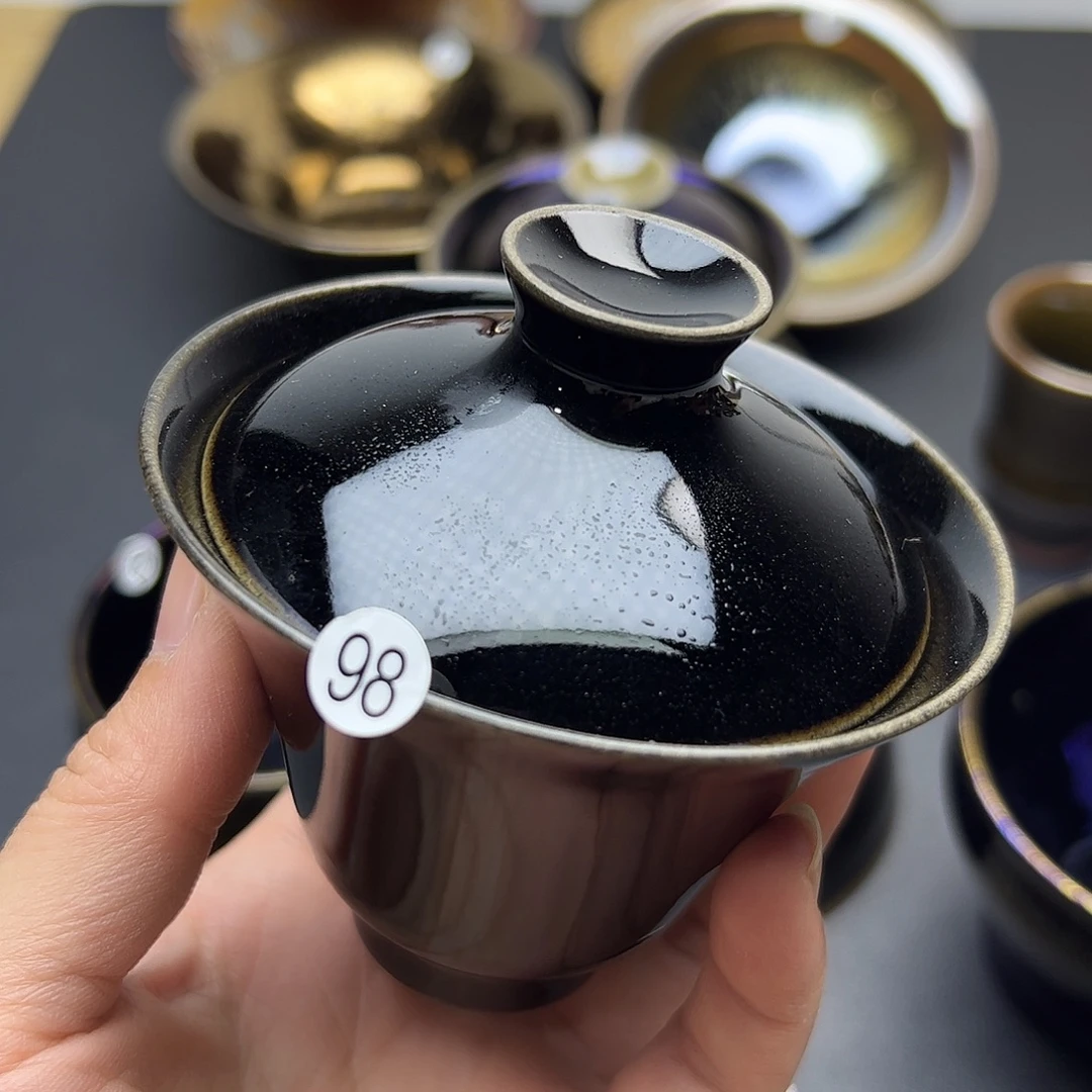 是***景茶盏建窑建盏主人杯