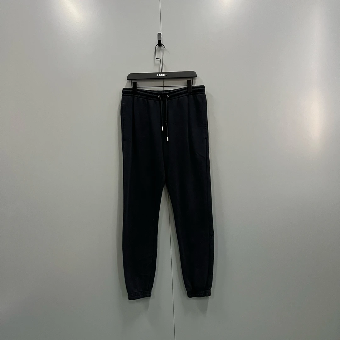 95新 DIOR/迪奥 （cc）黑色抽绳卫裤 L码 fg205044