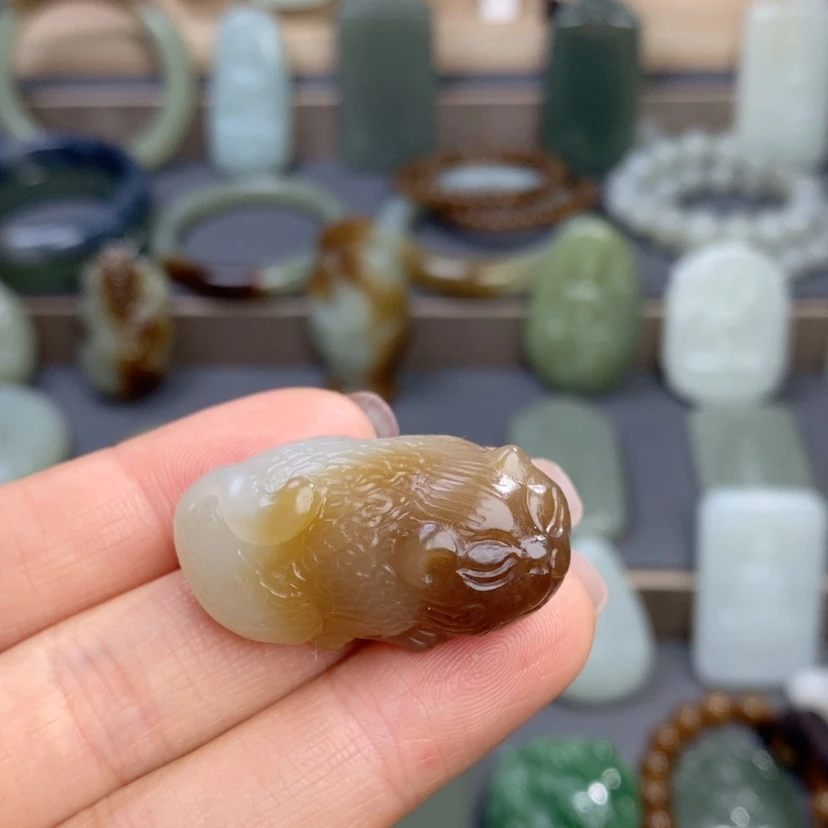 【闪购商品】未镶嵌和田玉（糖玉）挂件