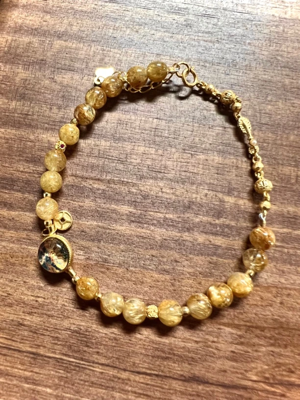 钛金手串（天然水晶多样性发其一）