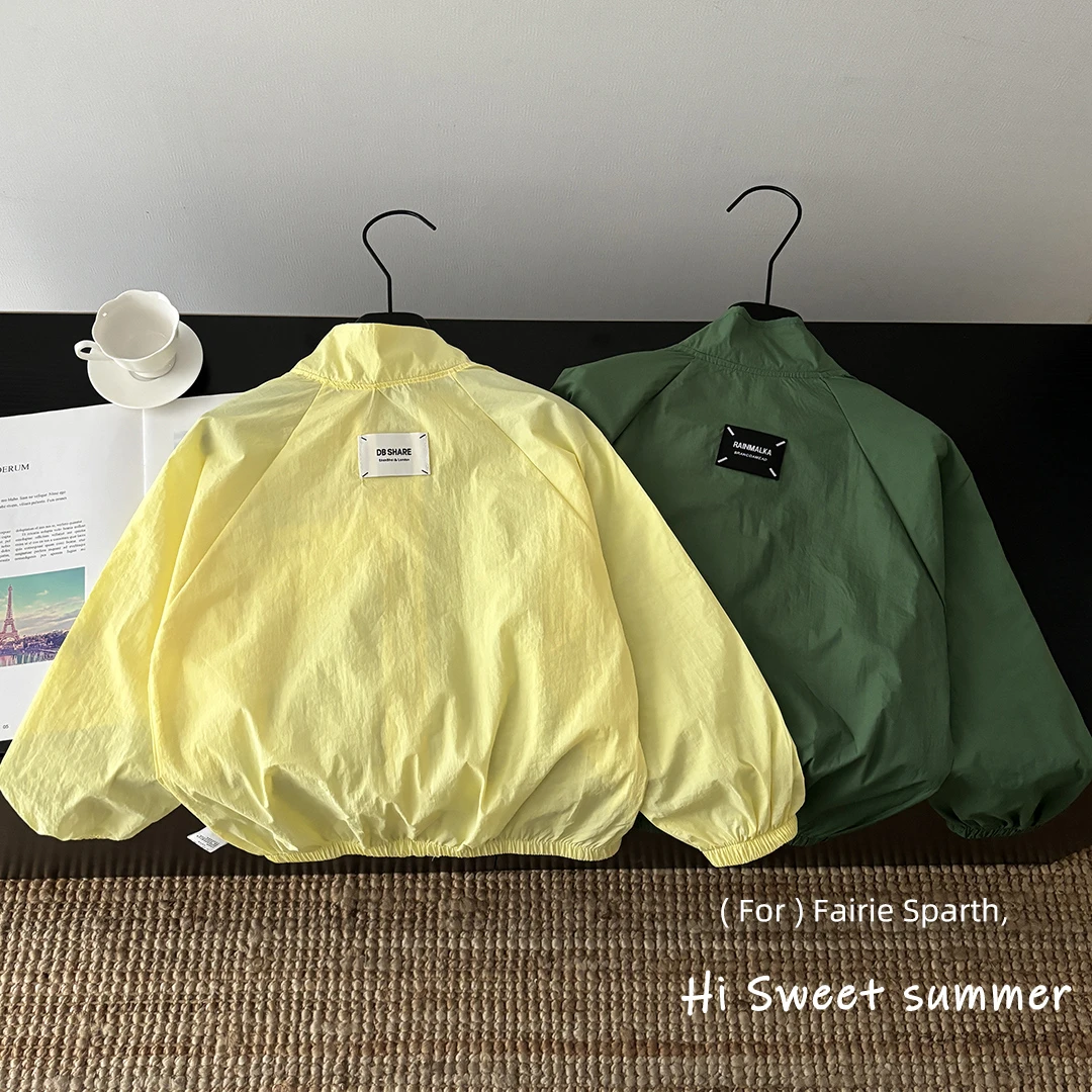 2025男女防晒衣夏季薄外套纯色休闲百搭拉链衫轻薄款皮肤衣