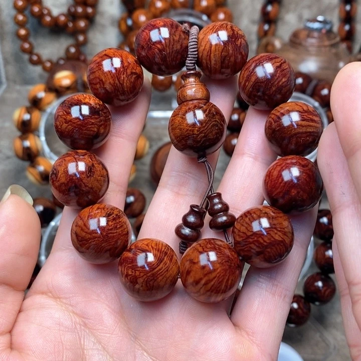 黄花梨/降香黄檀用****7紫油梨成品加工手串