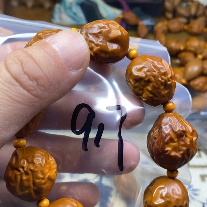 橄榄核手串/手链橄榄核雕工艺手串