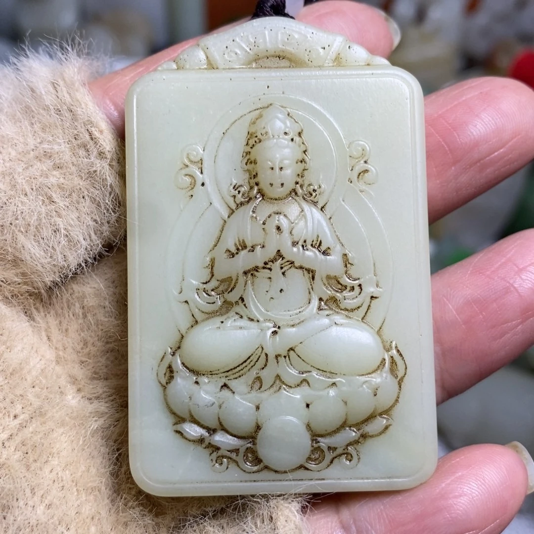 和田玉（糖玉）未镶嵌颈饰