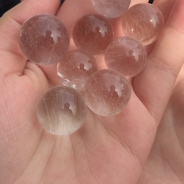 定制兔毛水晶单珠未镶嵌水晶嫣
