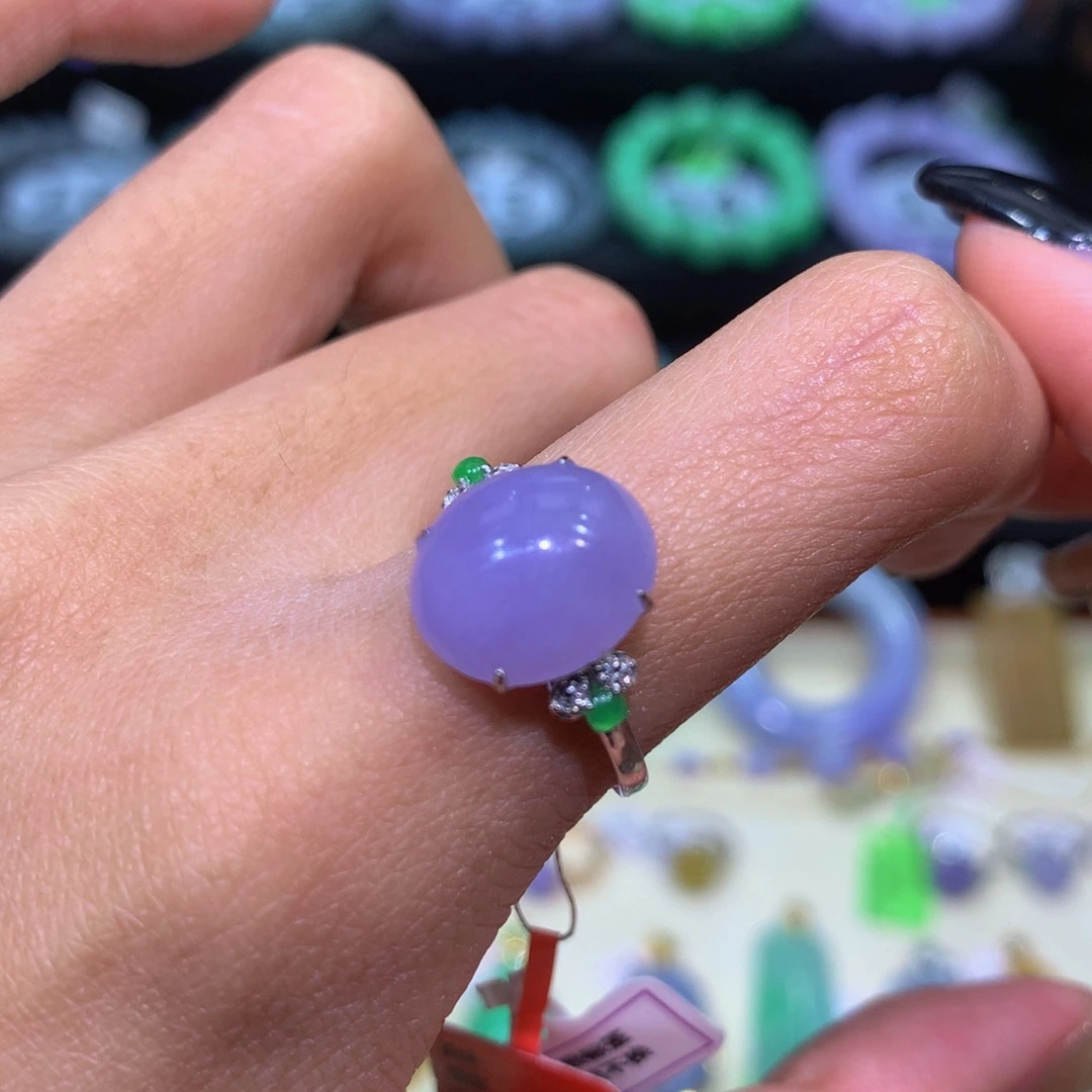 翡翠18K金镶嵌手链翡翠