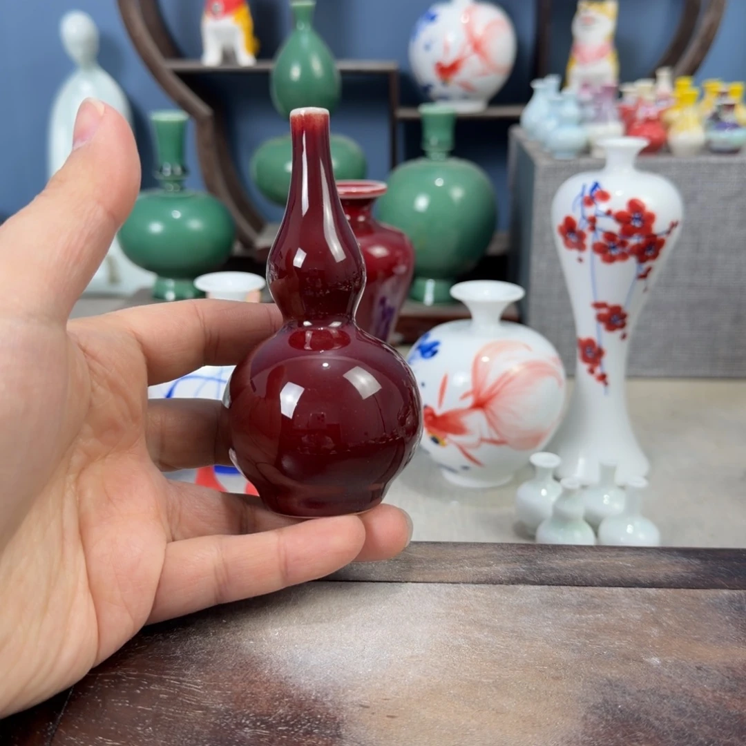 陶瓷手工小花器摆件