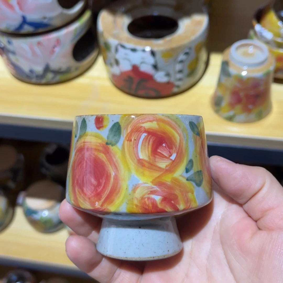 杯素浅陶瓷手工手绘