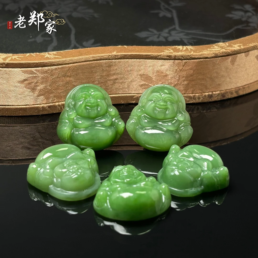 【老郑家】和田玉佛公挂件 456 多样性发1件 约29*29*9mm