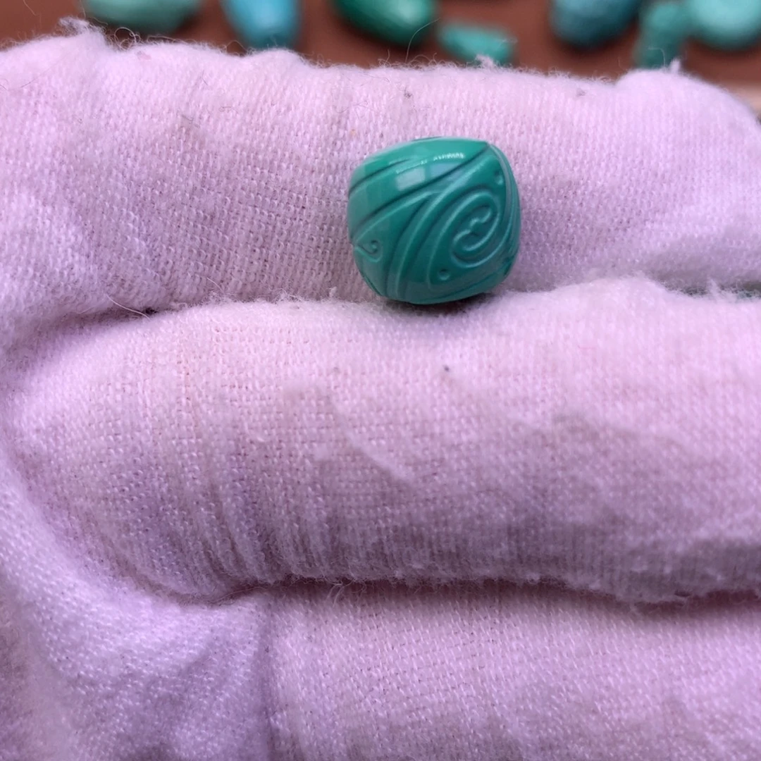 伟***爷原生态散珠配珠博古纹卡11