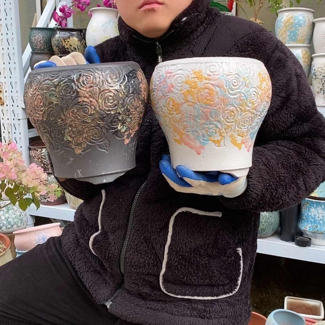 紫砂花盆口15高20福利