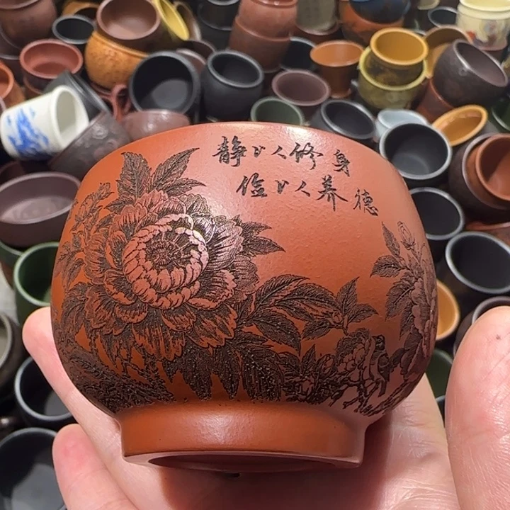 茶杯紫砂全手工紫砂