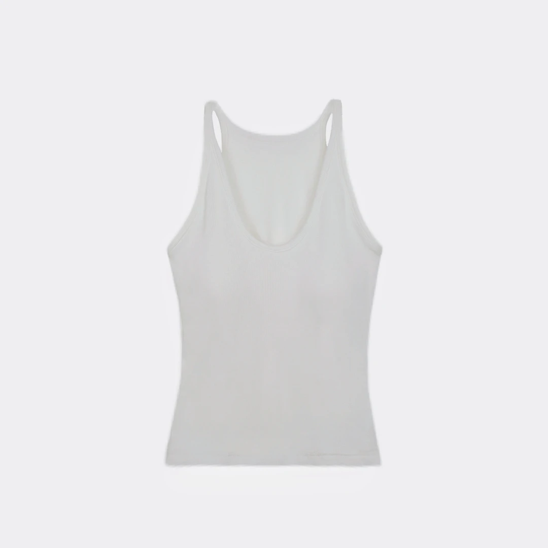 2025夏新简约百搭打底舒适修身背心柔软上衣显瘦美背运动吊带通勤