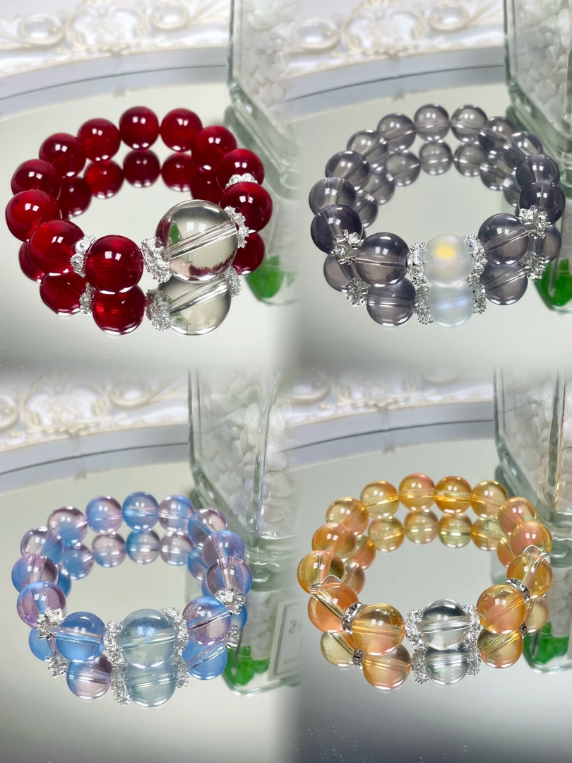 合金琉璃手链 琉璃手串【直播过款】手工串珠 一单一付备注编号