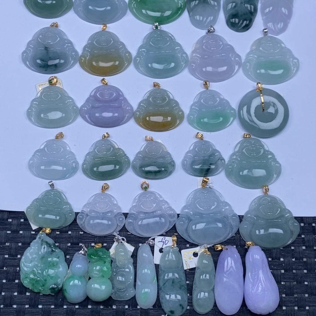 翡翠未镶嵌颈饰天然翡翠