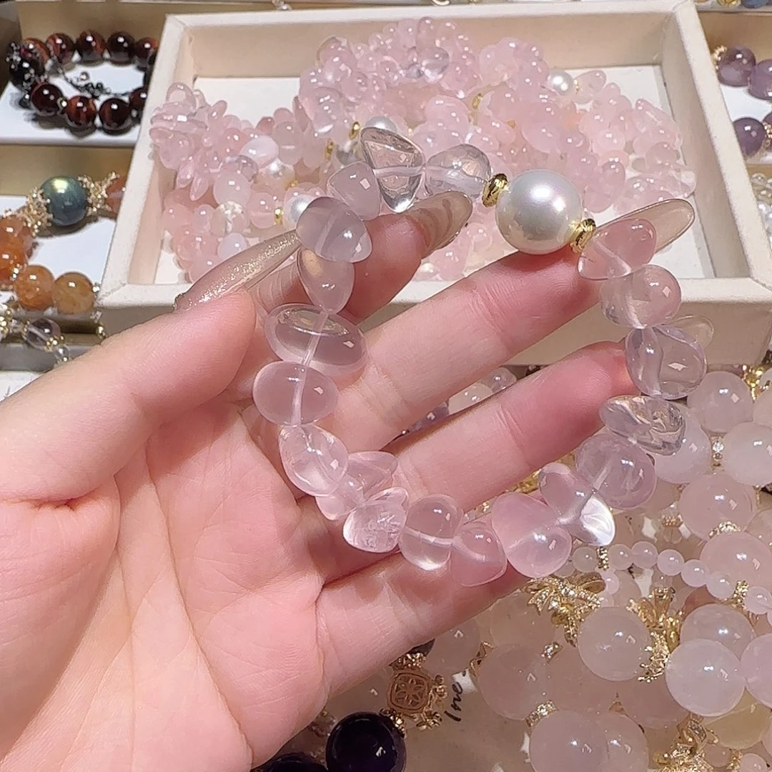 水晶手链未镶嵌吧