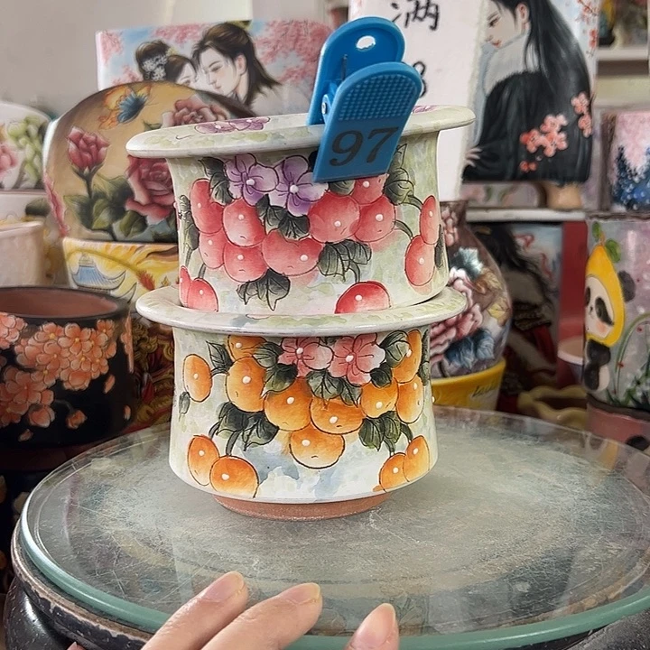 景德镇市手绘花盆性价比超级无敌高