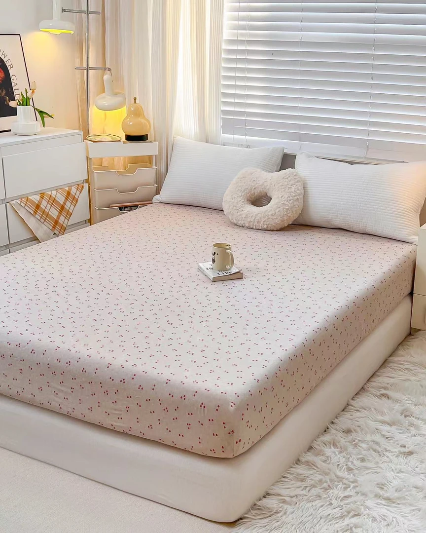 【粉丝专享】纯棉床笠罩床笠床罩席梦思棕垫防滑保护套防尘全包