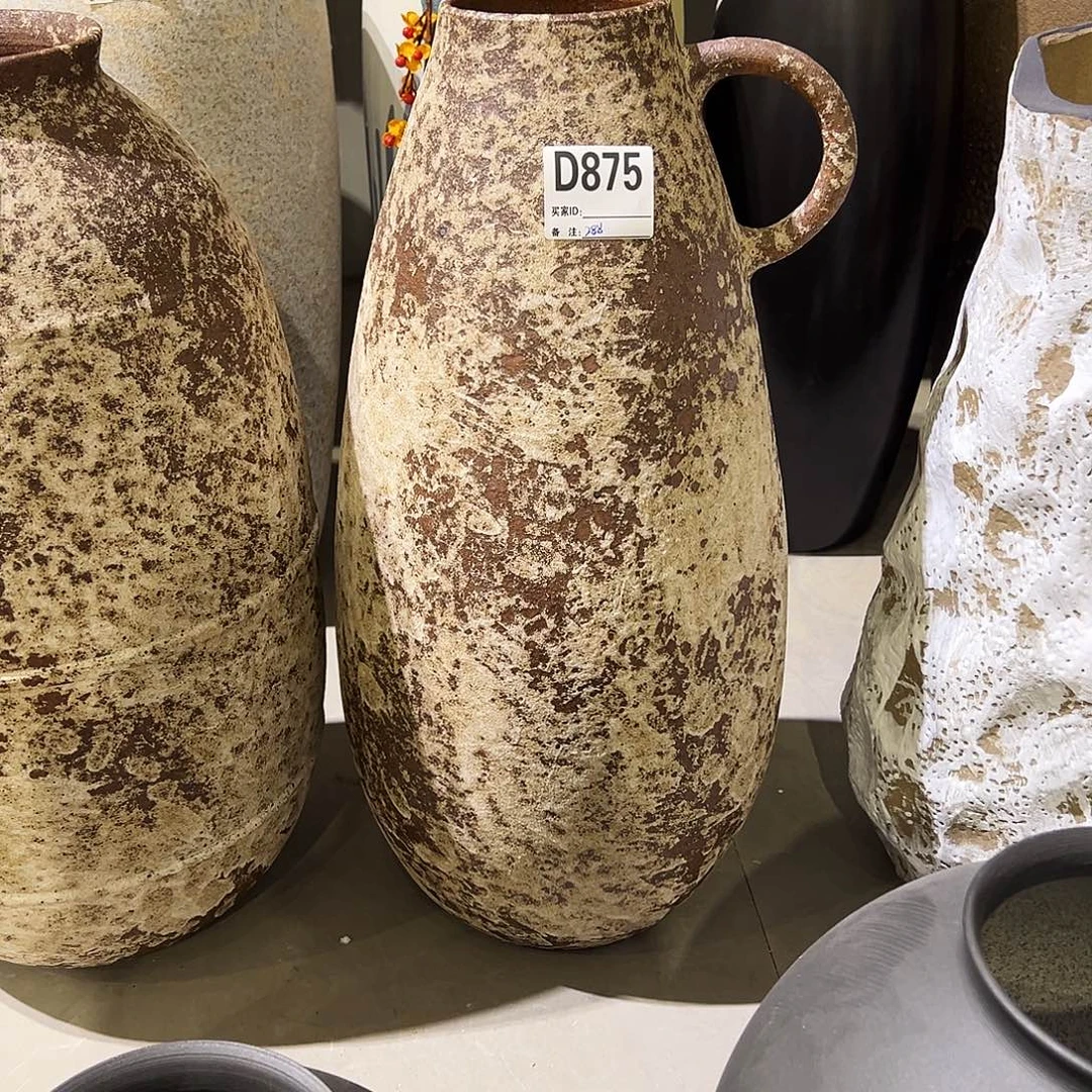 羽***熙瓶D875高52口8-9陶瓷花瓶无孔