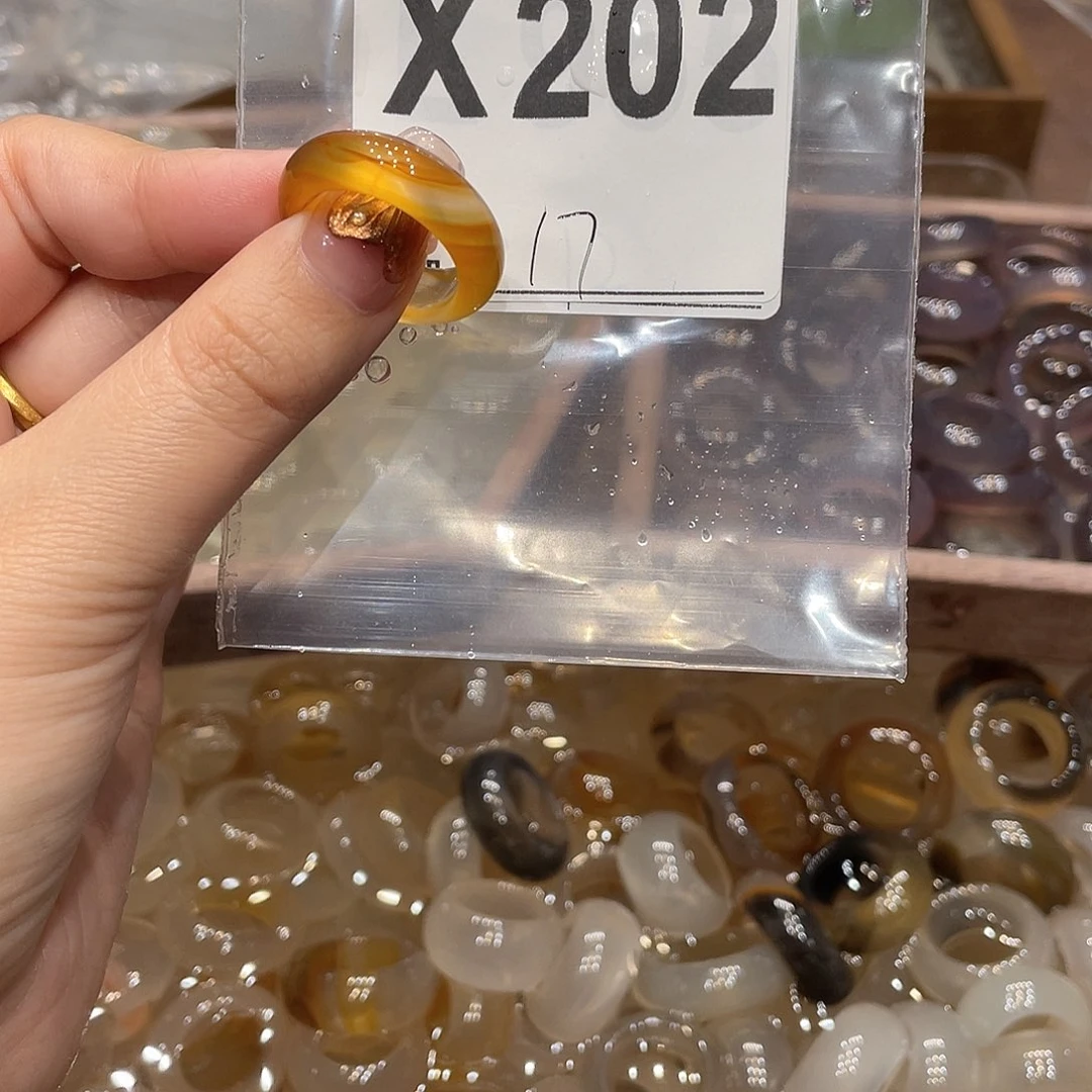 玛瑙/玉髓未镶嵌戒指202