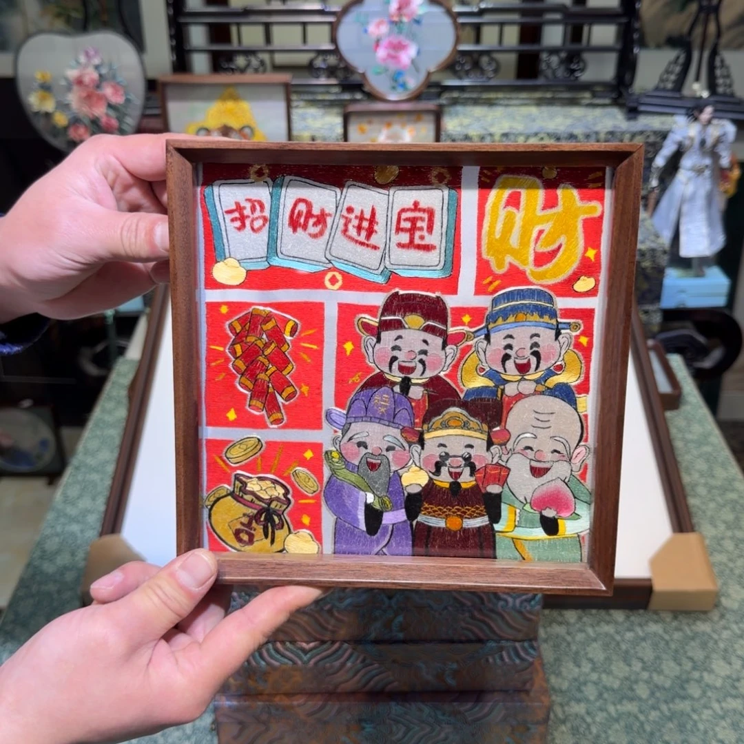 刺绣手工苏绣工艺双面精品