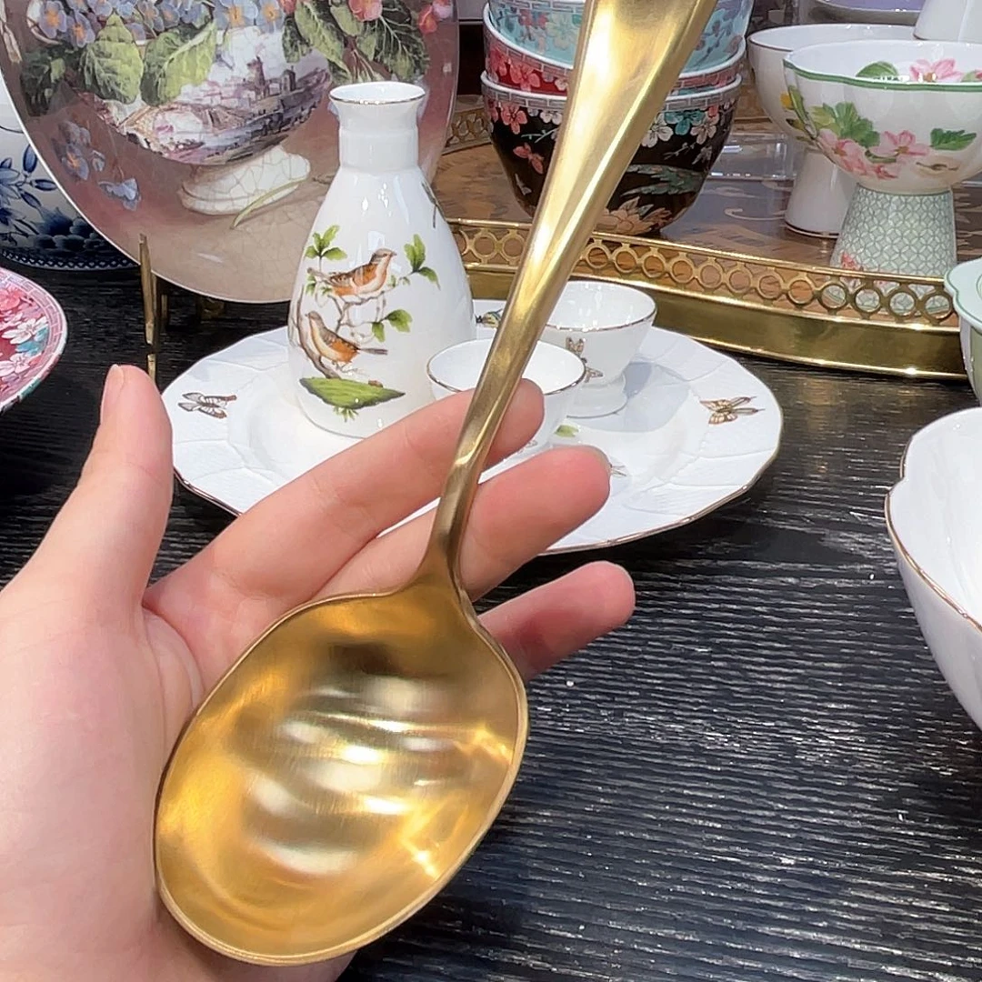 不锈钢勺子————————————-